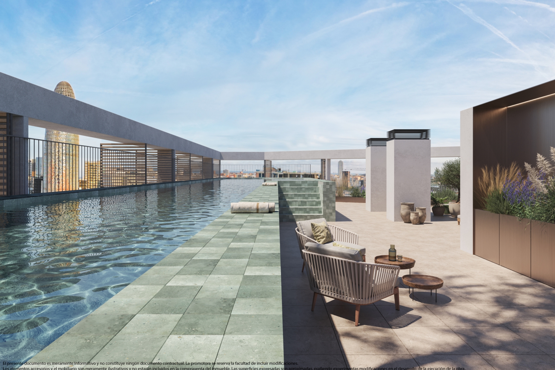 LUV Studio_Edificio Glories_Amenities_Rooftop Piscina copia